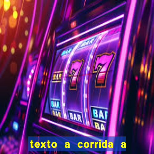 texto a corrida a lagarta lili